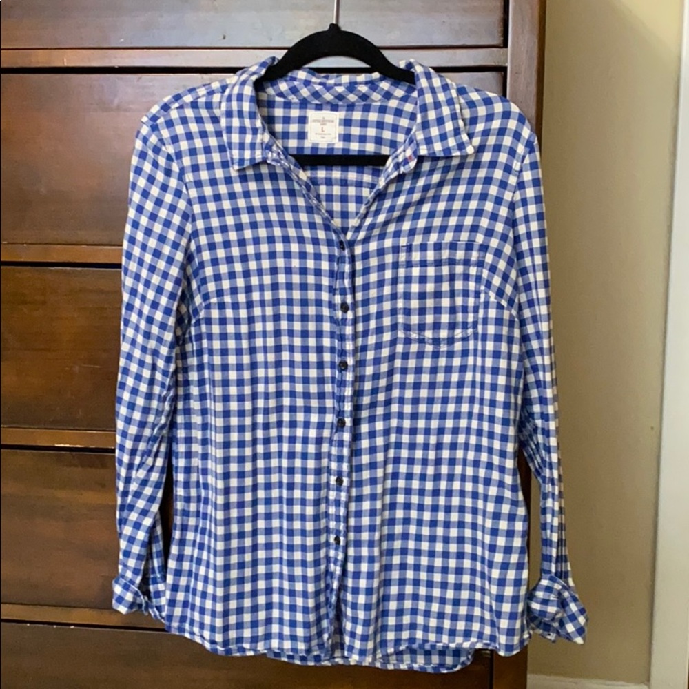 Plaid Gap Button Down